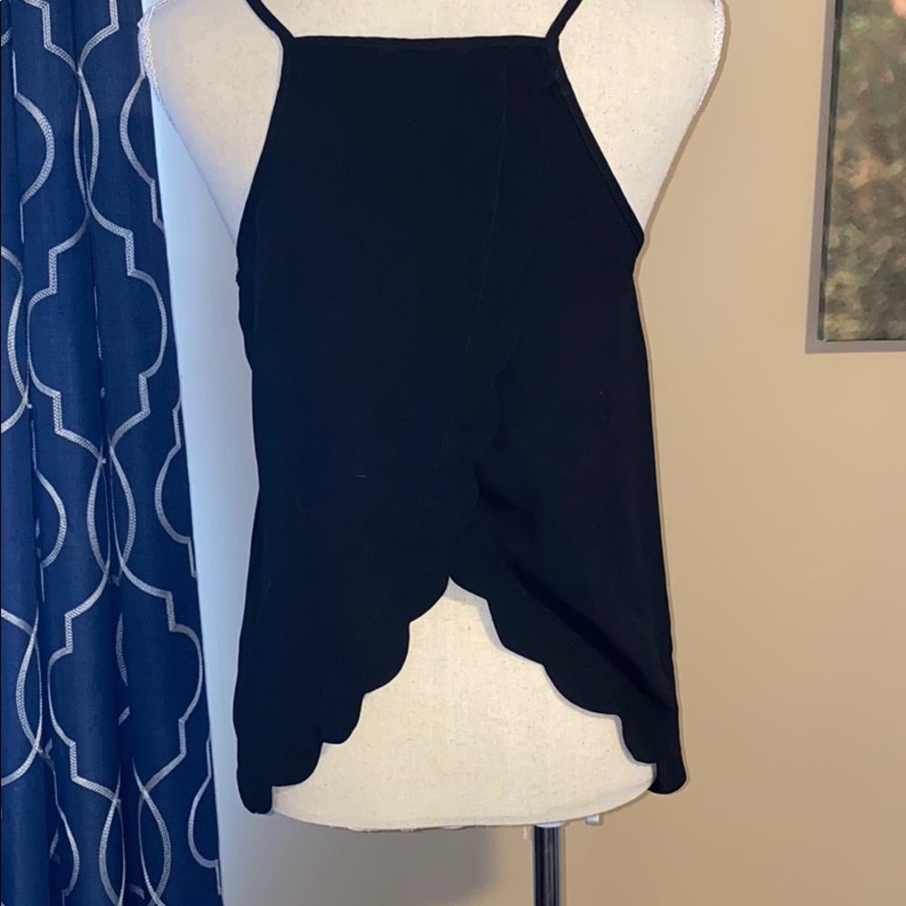 Flowy split back cami
